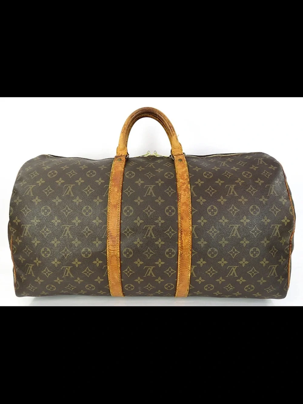 Louis Vuitton Monogram Canvas Duffel Bag in Brown and Tan